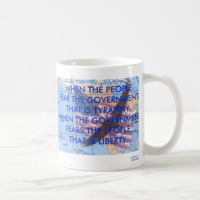 MUG TYRANNIE CONTRE LA LIBERTÉ (Droite)