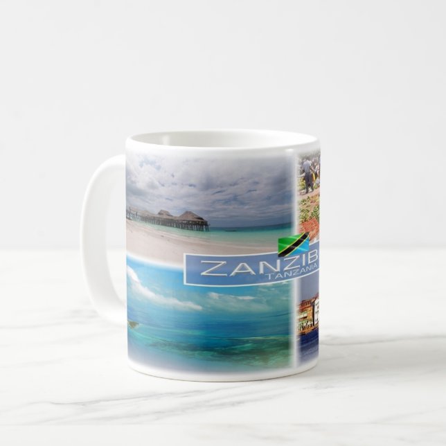 Mug TZ Tanzanie - Zanzibar - (Devant gauche)