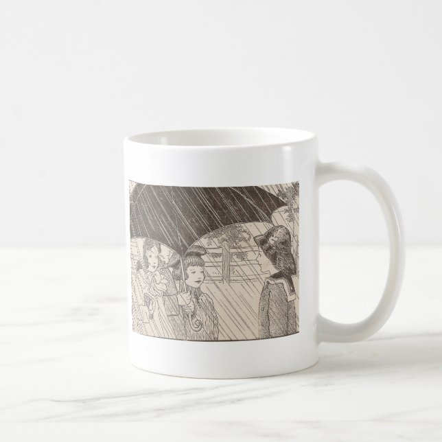 Mug U est pour parapluie (Droite)