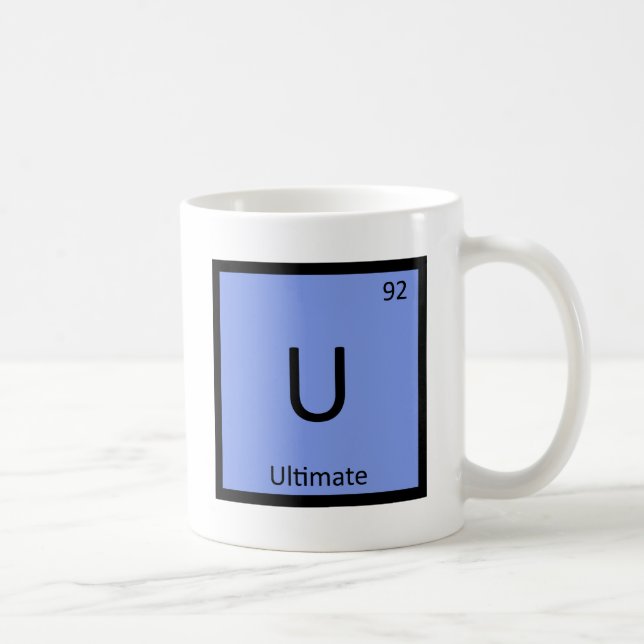Mug U - Le frisbee final folâtre le symbole de chimie (Droite)