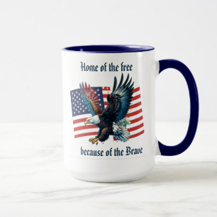 Mug "U.S. Flag with Eagle" personnalisable