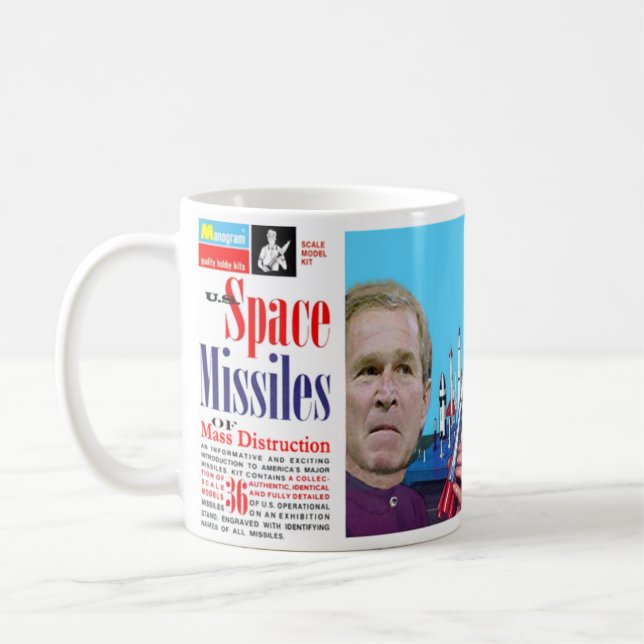 Mug U.S. MISSILES de l'ESPACE de la MASSE DISTRUCTION (Gauche)