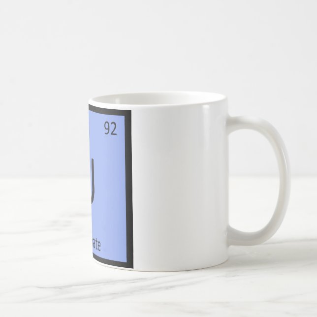 Mug U - Symbole de chimie sportive Ultimate Frisbee (Droite)