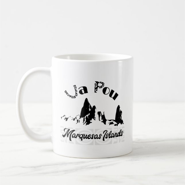 Mug UA POU (Noir) (Gauche)