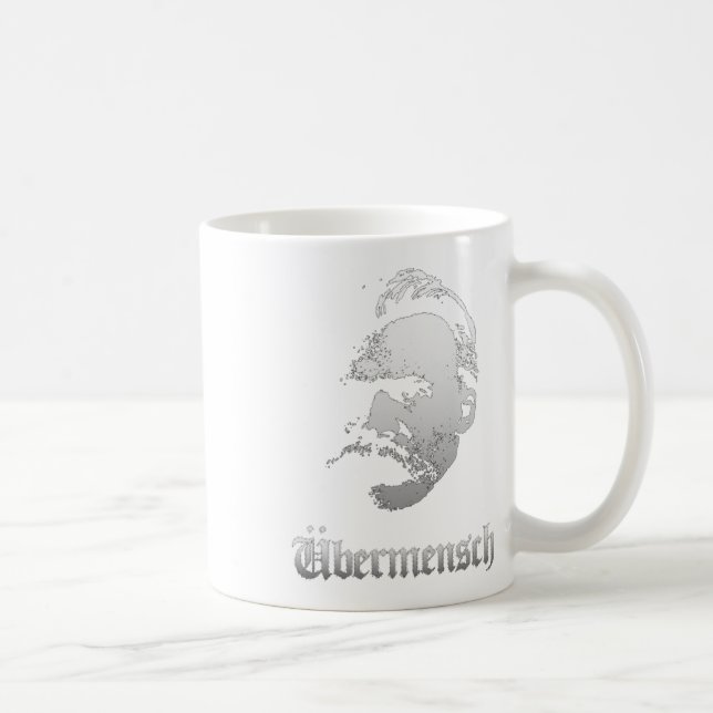 Mug Ubermensch – Friedrich Nietzsche Best German Philo (Droite)