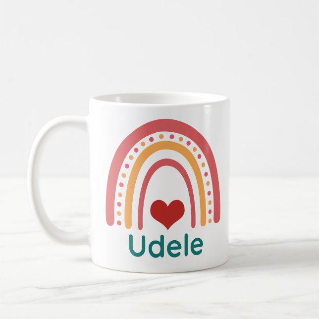 Mug Udele Vintage Boho Rainbow (Gauche)