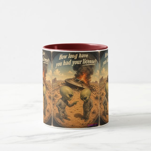 Mug UFO Roswell 40-50s (Centre)
