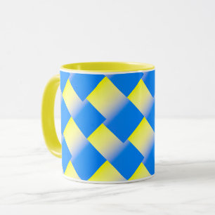 Mug Ukraine bleue et jaune Inspiration de la paix anti