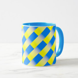 Mug Ukraine bleue et jaune Inspiration de la paix anti