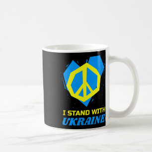 Mug Ukraine Drapeau Ukrainien Paix Je Suis Avec L'Ukra