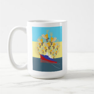 Mug Ukraine "jaune bleu" coloré