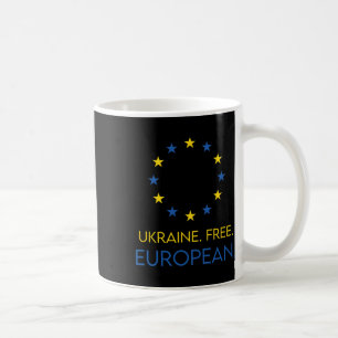 Mug Ukraine. Libre. Européenne. - Soutenir l'avenir en