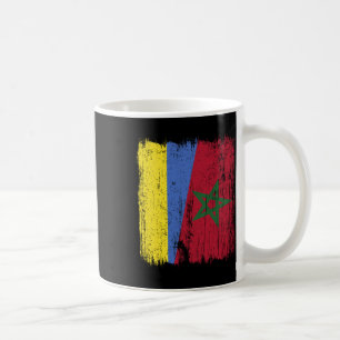 Mug Ukraine Maroc Demi-Drapeau Ukrainien Marocain Héri