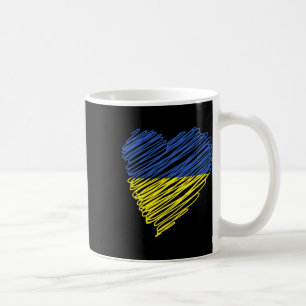Mug Ukraine Paix Cœur Unité Sensibilisation Autonomisa