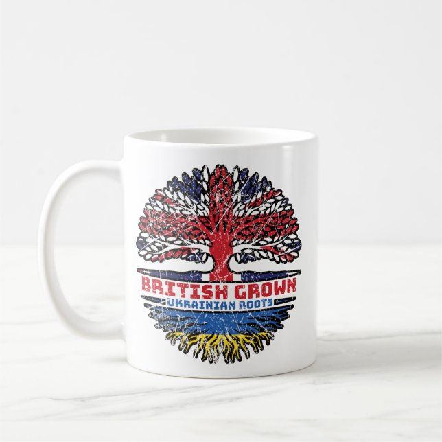 Mug Ukraine Ukraine Royaume-Uni Royaume-Uni British Tr (Gauche)