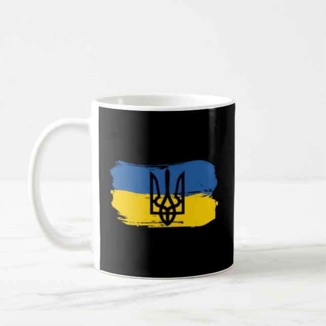 Mug Ukraine Ukrainien Drapeau Ukrainiens (Gauche)