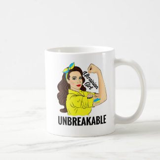 MUG UKRANIAN GIRL UNBREAKABBLE BLEU JAUNE