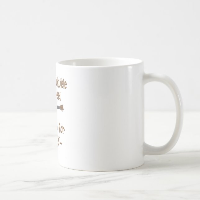 Mug Ukulele Drôle (Droite)