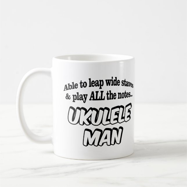 Mug Ukulele Man (Gauche)
