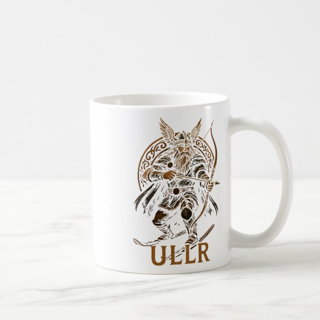 Mug Ullr dieu norrois du tir à l'arc et du ski (Droite)