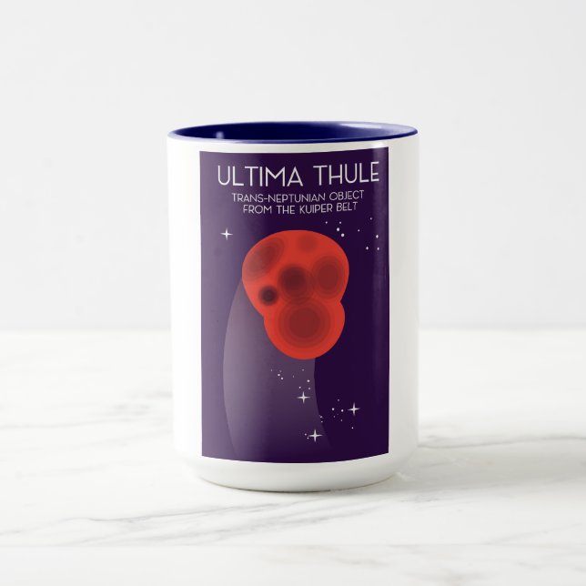 Mug Ultima Thule Keiper Belt art spatial (Centre)