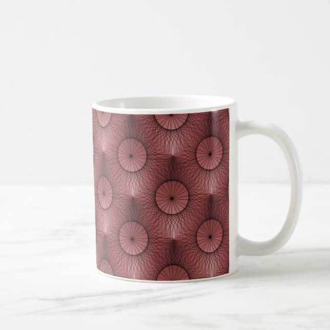 Mug Ultramoderne Chic Mug, Maroon (Droite)