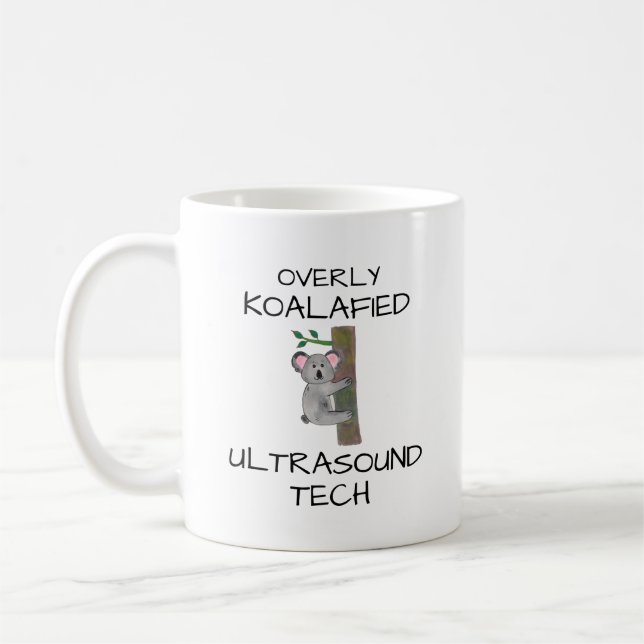 Mug Ultrasound Tech Sonographer Cadeau (Gauche)