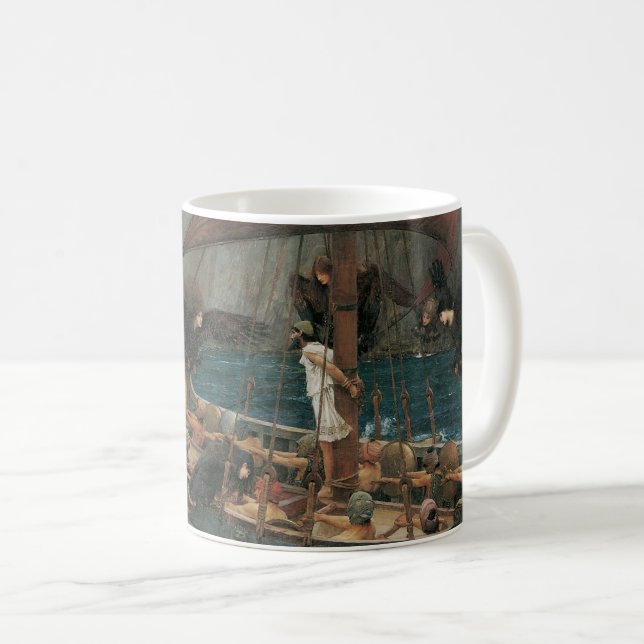 Mug Ulysse et les sirènes par John William Waterhouse (Devant droit)