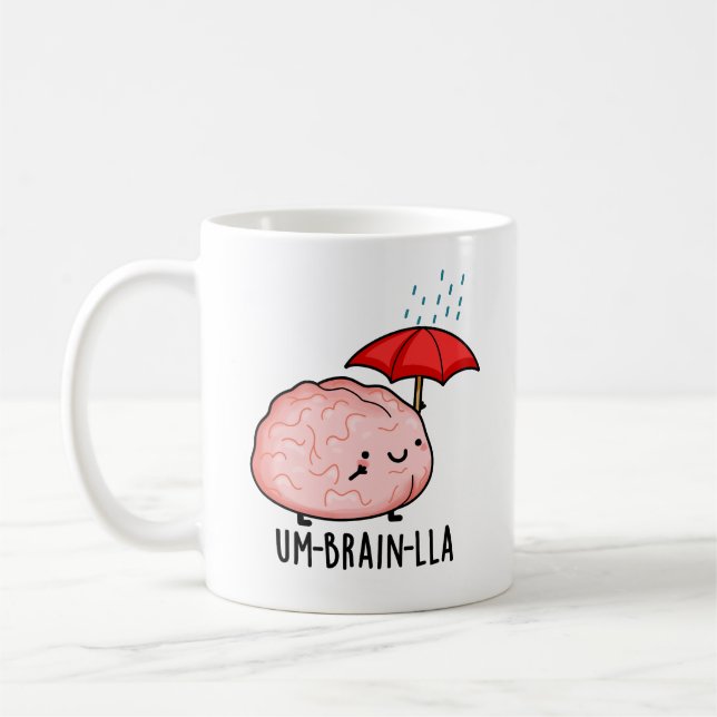 Mug Um-cerveau-lla Funny Brain Puns (Gauche)