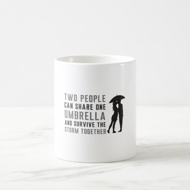 Mug Umbrella Raindrop Rain Cloud Weather Venin (Centre)