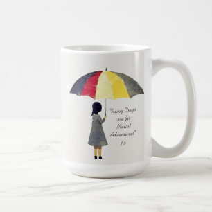 Mug Umbrella Rainy Days Typographie