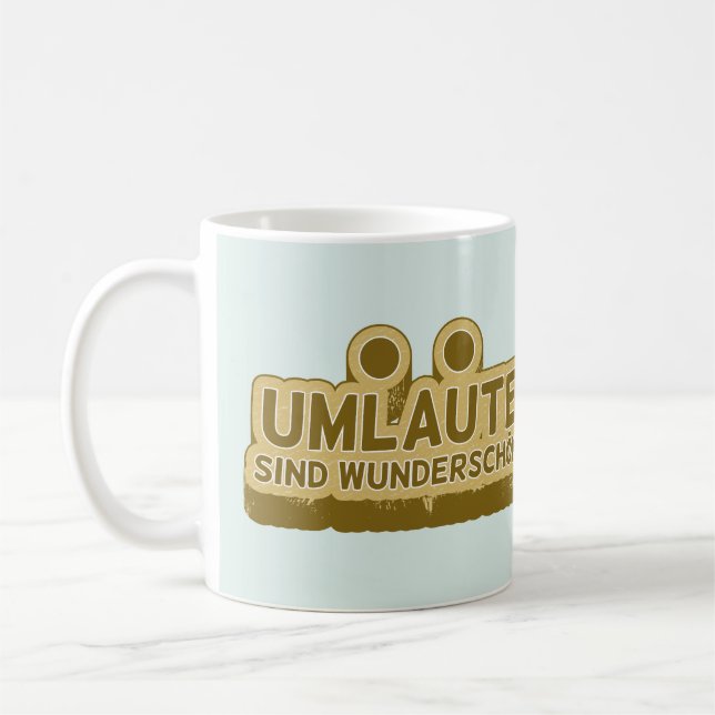 Mug UMLAUT apprentissage allemand (Gauche)