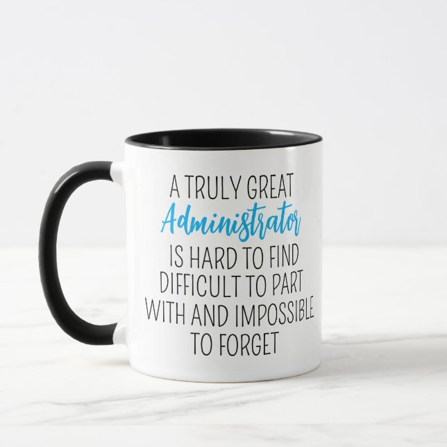 Mug Un Administrateur Véritablement Excellent est Dur  (Gauche)