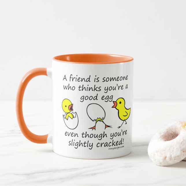 Mug Un ami est quelqu'un (Avec donut)