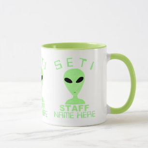 Mug Un amusement étranger SETI de geek d'UFO d'humour