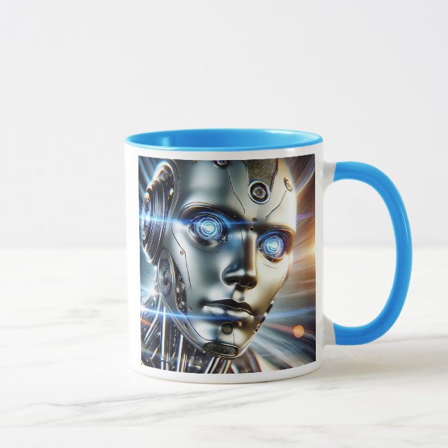 Mug Un androïde étincelant venu d’un futur lointain. (Droite)