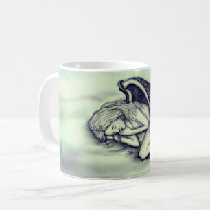 Mug Un ange endormi sur les nuages du ciel