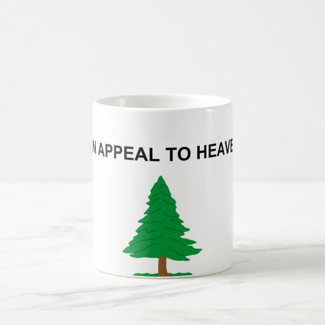 Mug Un appel au drapeau de révolution américaine de (Centre)
