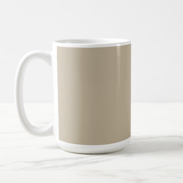 Mug Un arrière - plan brun solide avec un doux, unifor (Gauche)