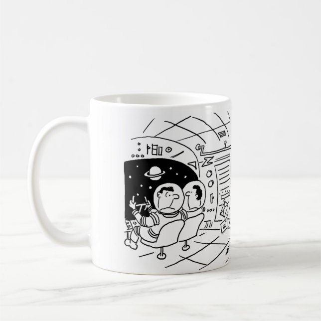 Mug Un astronaute surpris de voir le courrier livré (Gauche)