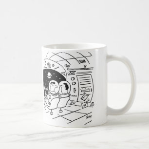 Mug Un astronaute surpris de voir le courrier livré