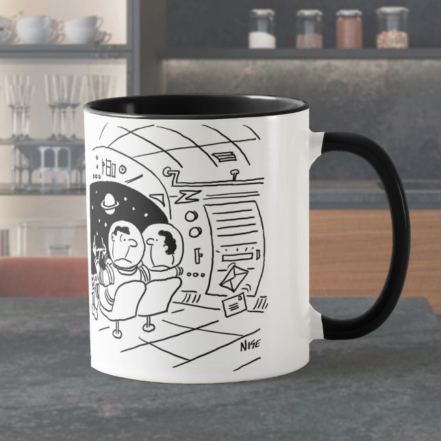 Mug Un astronaute surpris de voir le courrier livré (Créateur téléchargé)