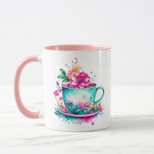 Mug Un autre beau jour pour recommencer avec du café (Gauche)
