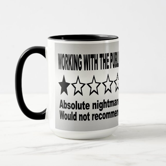 Mug Un avis d'une étoile  (Gauche)