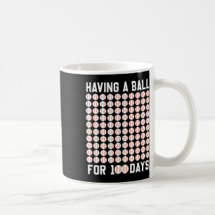Mug Un Bal Pour 100 Jours De Baseball 100 Jours De Gi