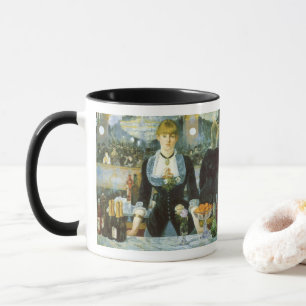 Mug Un bar aux Folies Bergere by Edouard Manet
