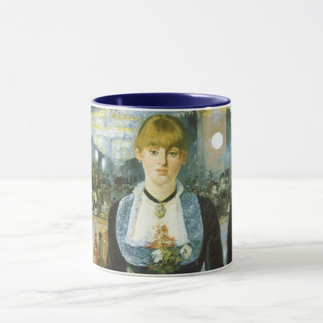 Mug Un bar aux Folies Bergere par Edouard Manet (Centre)