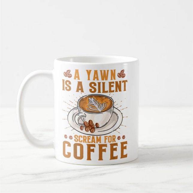 Mug Un bâton est un cri silencieux pour (Gauche)