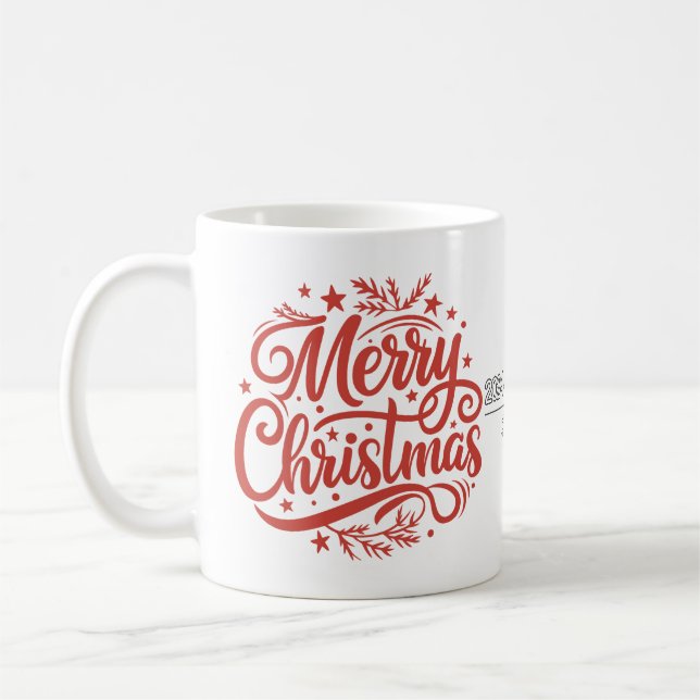 Mug Un bâton sautant de Joyeux Noël 2024 (Gauche)