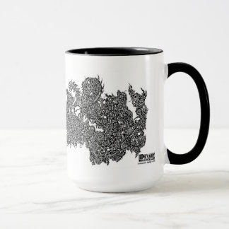 Mug Un béhémoth luttant un griffon